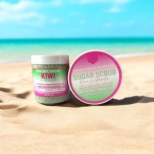 Kiwi Watermelon Foaming Sugar Scrub And Body Butter Gift Set